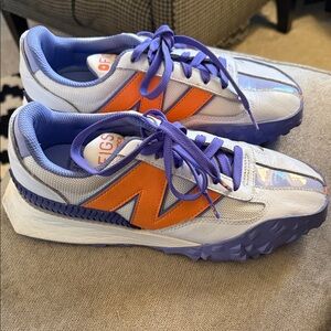 Figs New Balance Sneakers with Orange and Purple Highlights